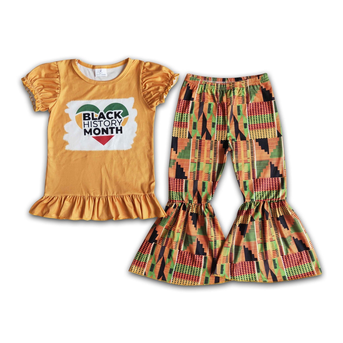 Black History Month Shirt Schlaghose Mädchen Boutique Kleidung