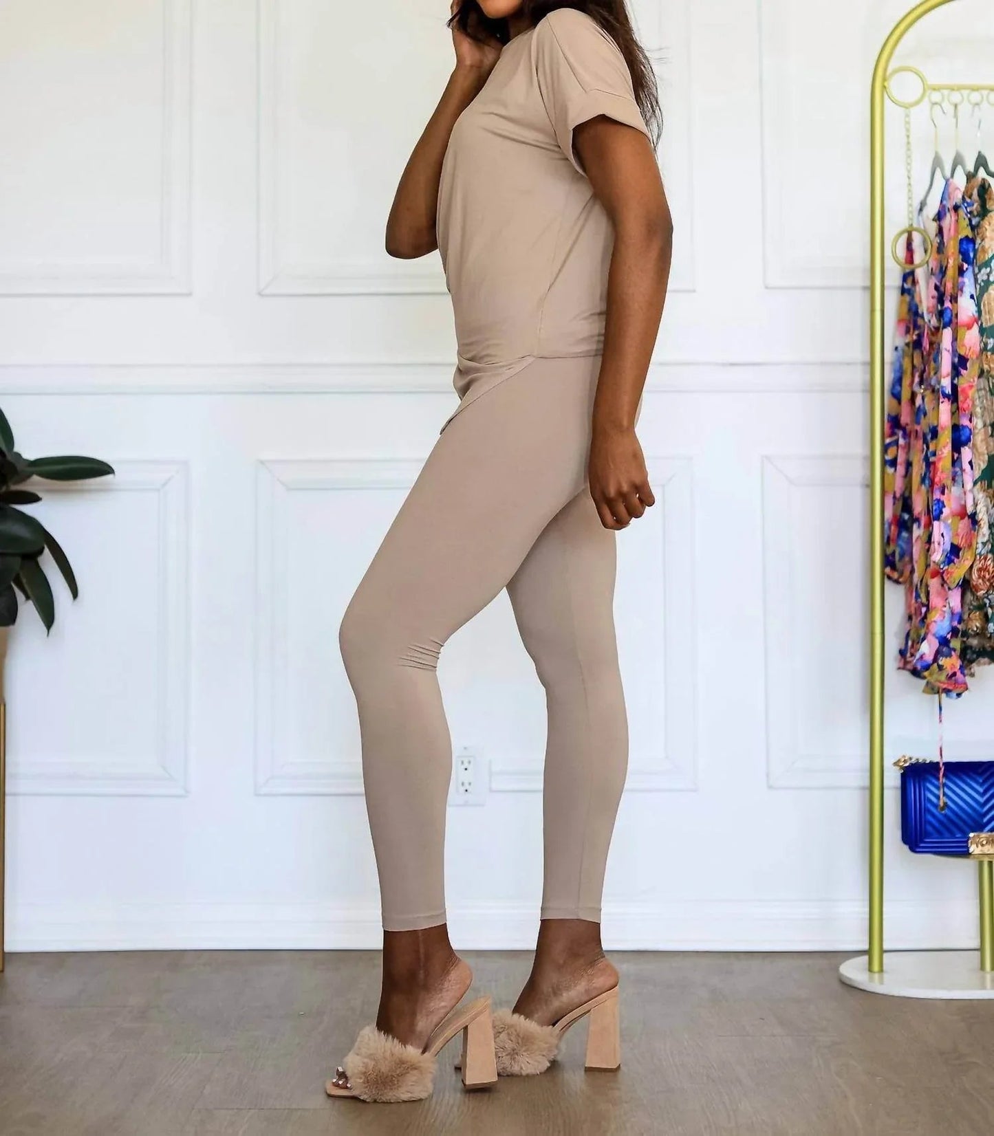 Damen-Loungewear-Set aus weichem Material