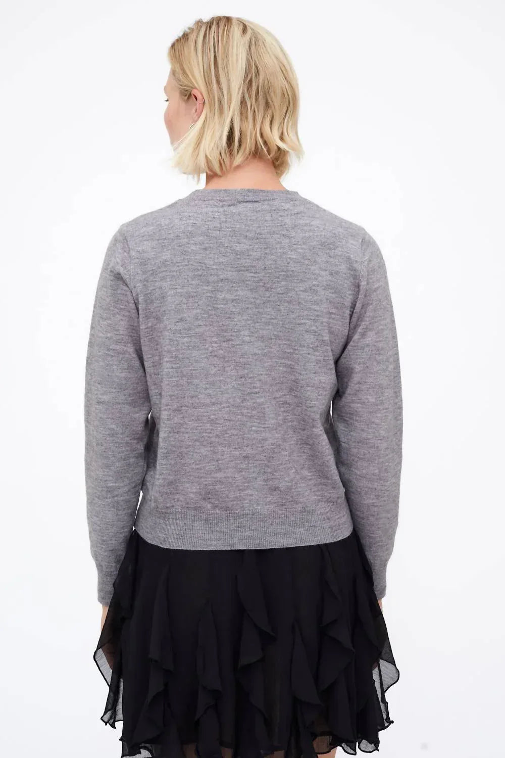Rhinestone Applique Sweater