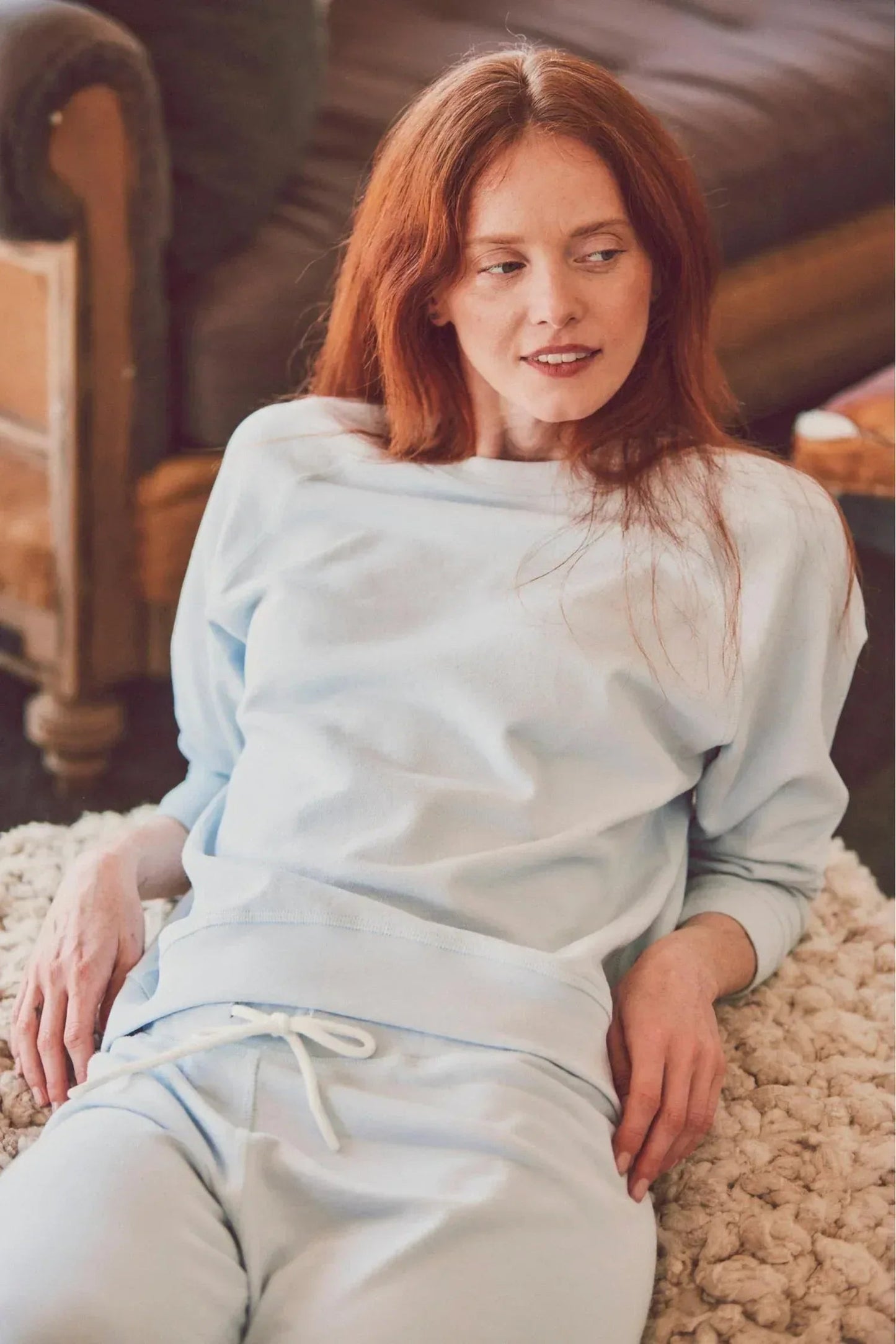 Dune Solid Crewneck Sweatshirt