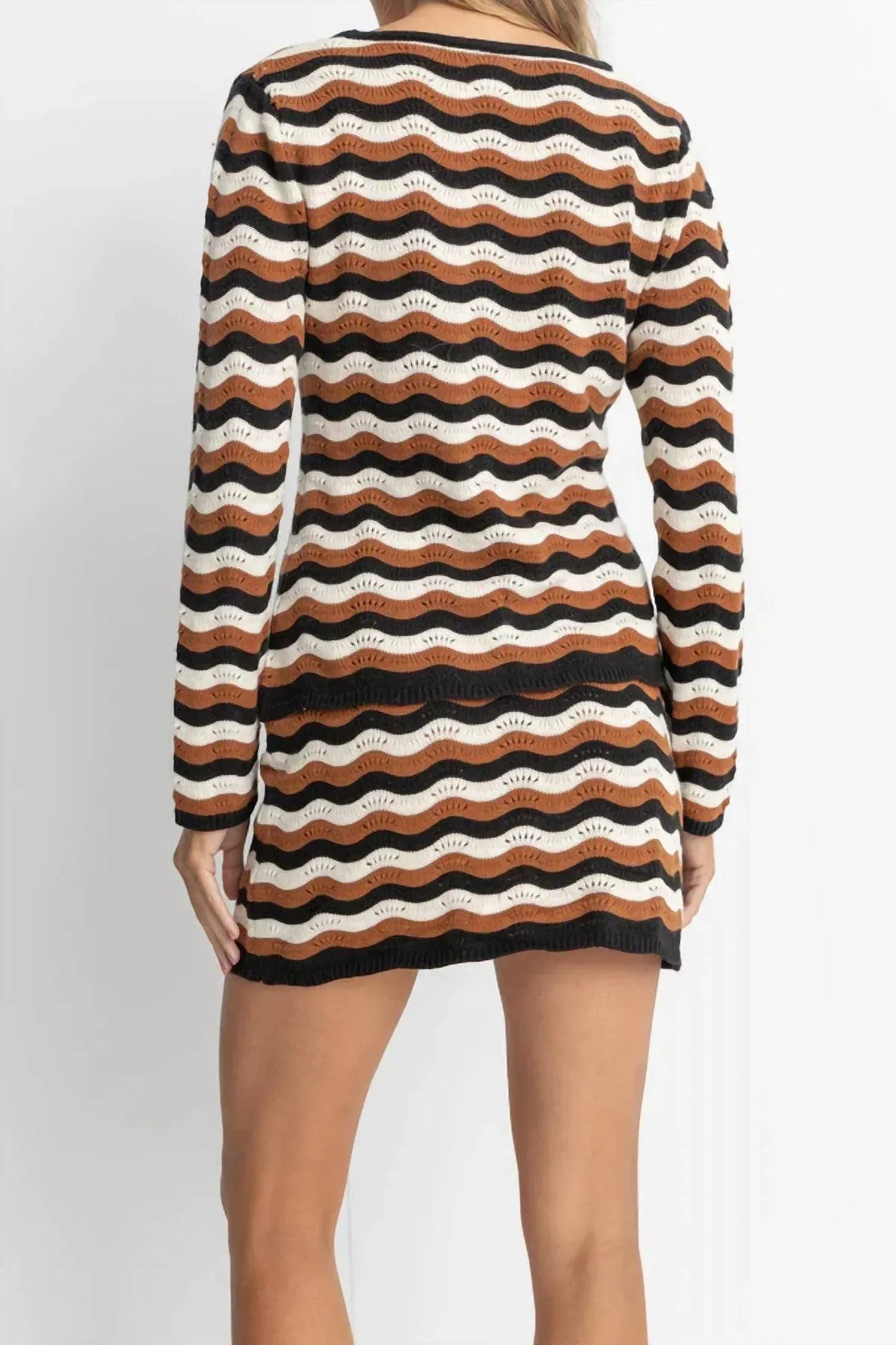 Venice Knit Mini Skirt