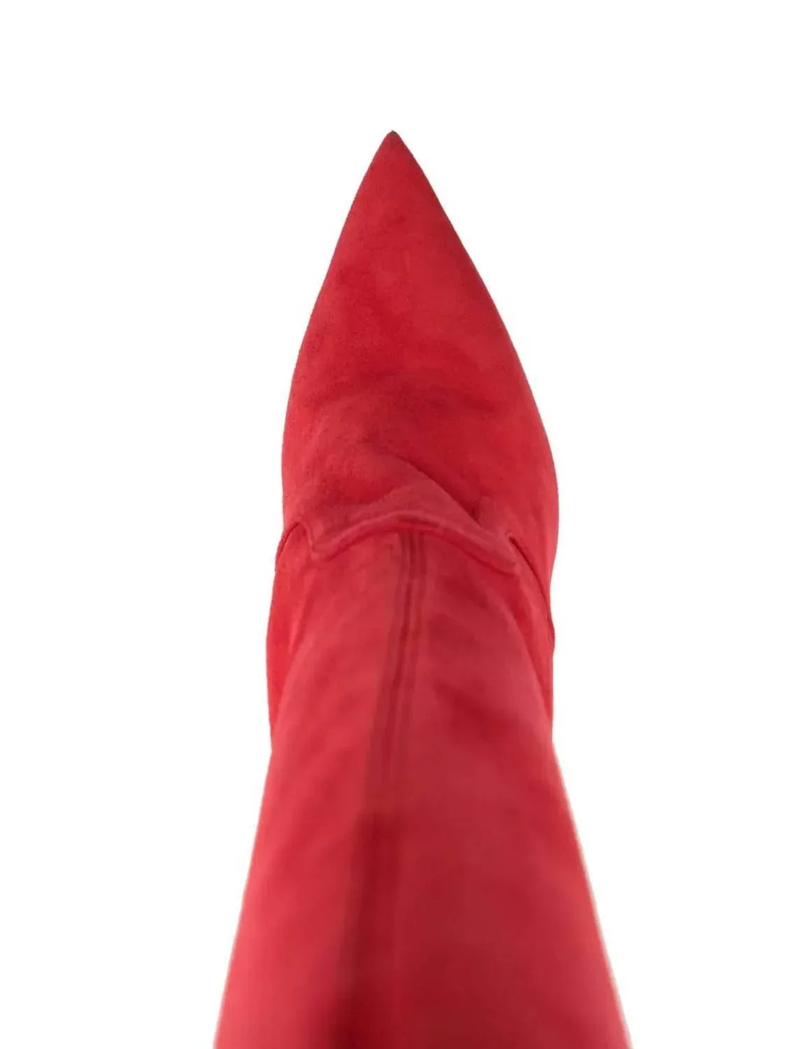 GEBRAUCHT Eva Stretch-Wildleder Overknee-Stiefel zum Hineinschlüpfen