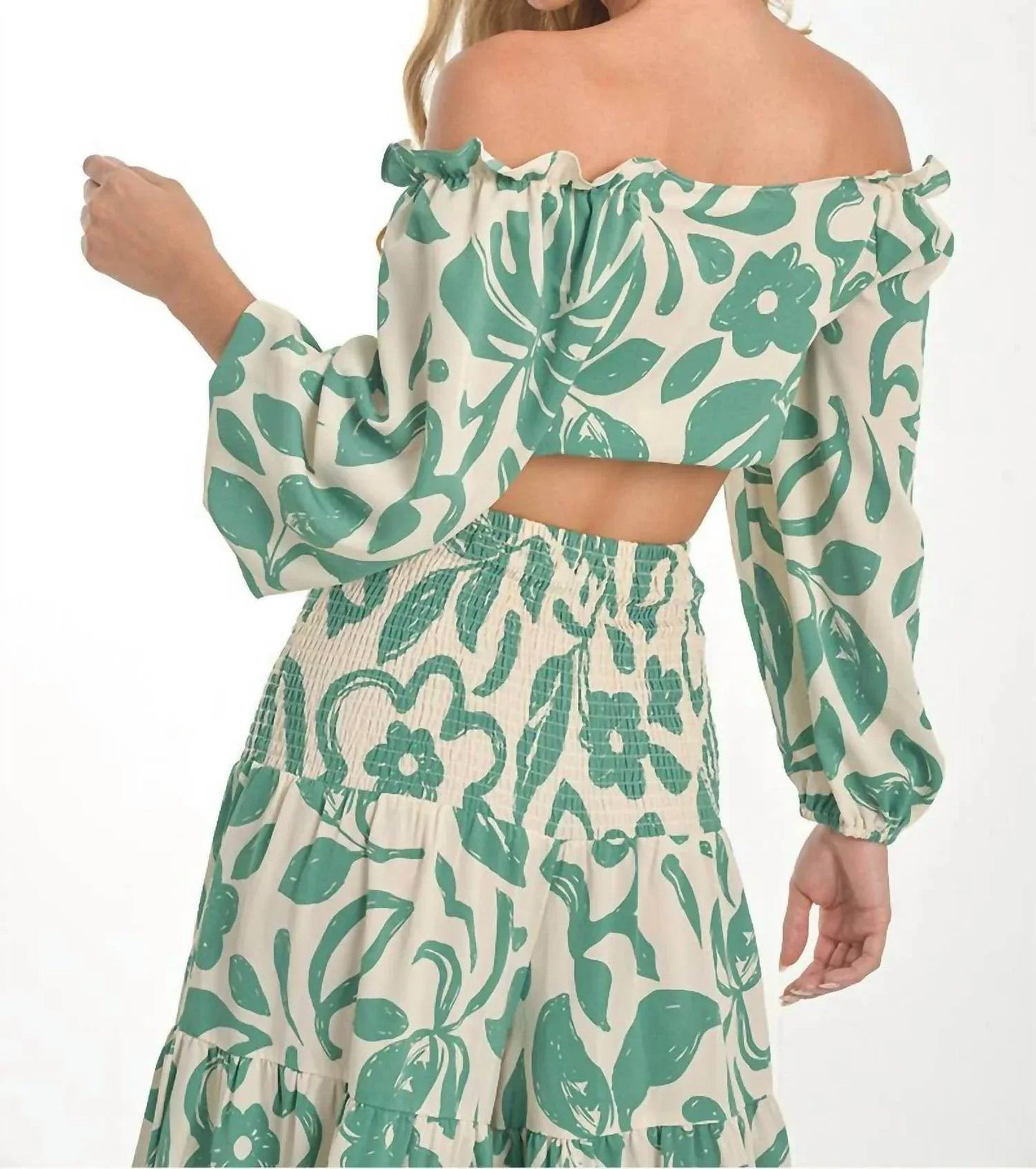 Off-shoulder Set