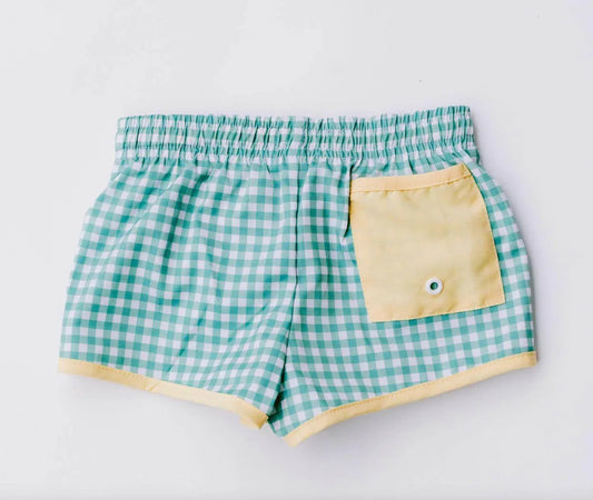 Gingham Badehose für Kinder