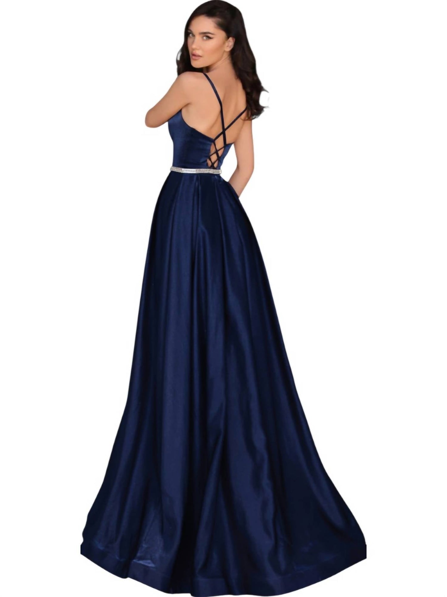 V-neck Sleeveless Maxi Dress