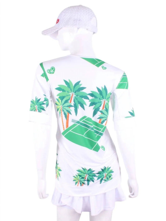 Women's Court Baggy Vee Tee