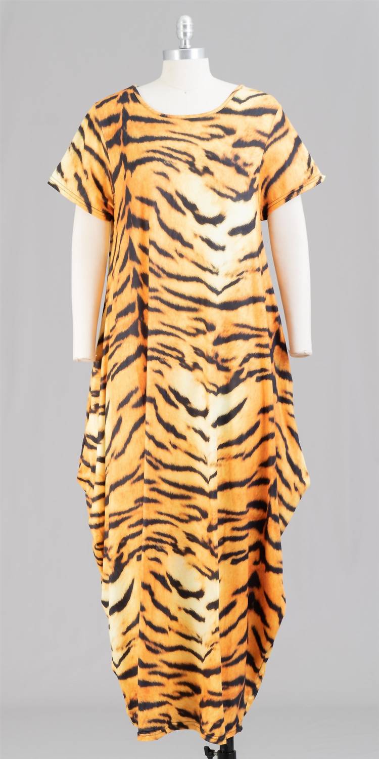 Animal Print Maxi Dress