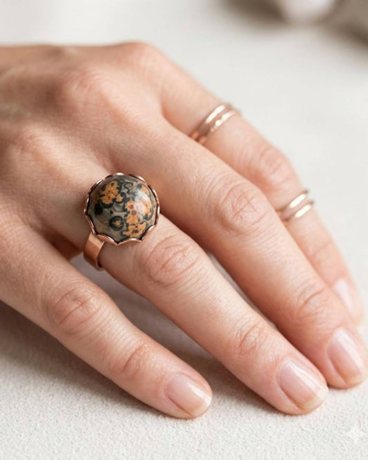Women's Vintage Stone Ring