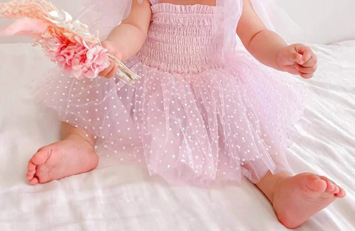 Poppy Tupfen Swiss Romper-Kleid