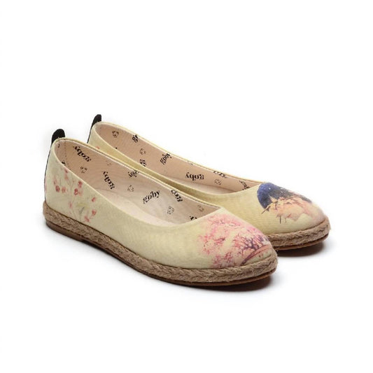 Damen-Ballerinas aus Segeltuch