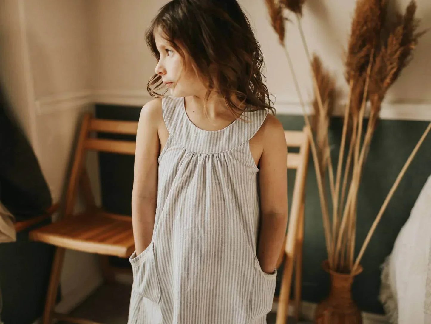 Yoke Dress With Pockets