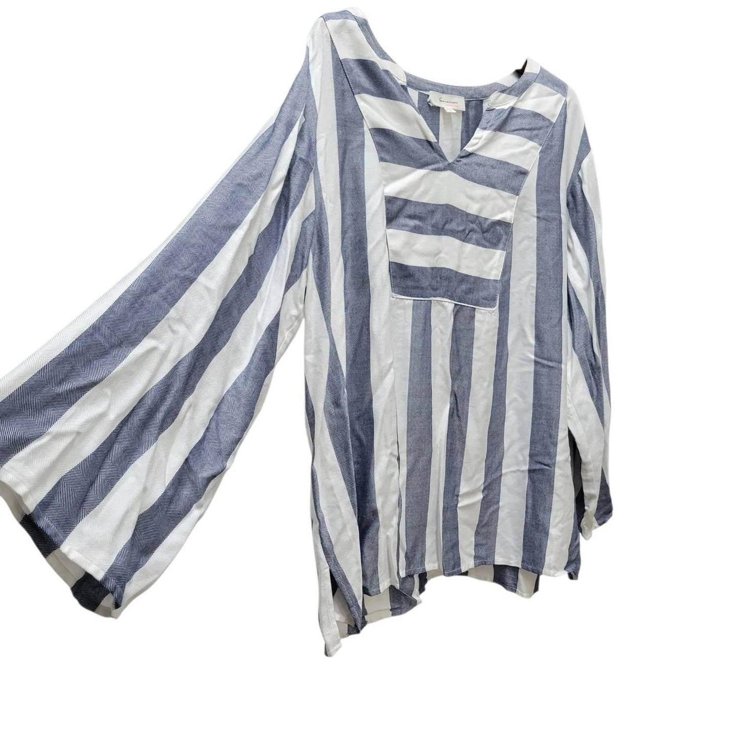 Damen-Fashion-Bluse mit Farbverlauf „Twilight Sky“