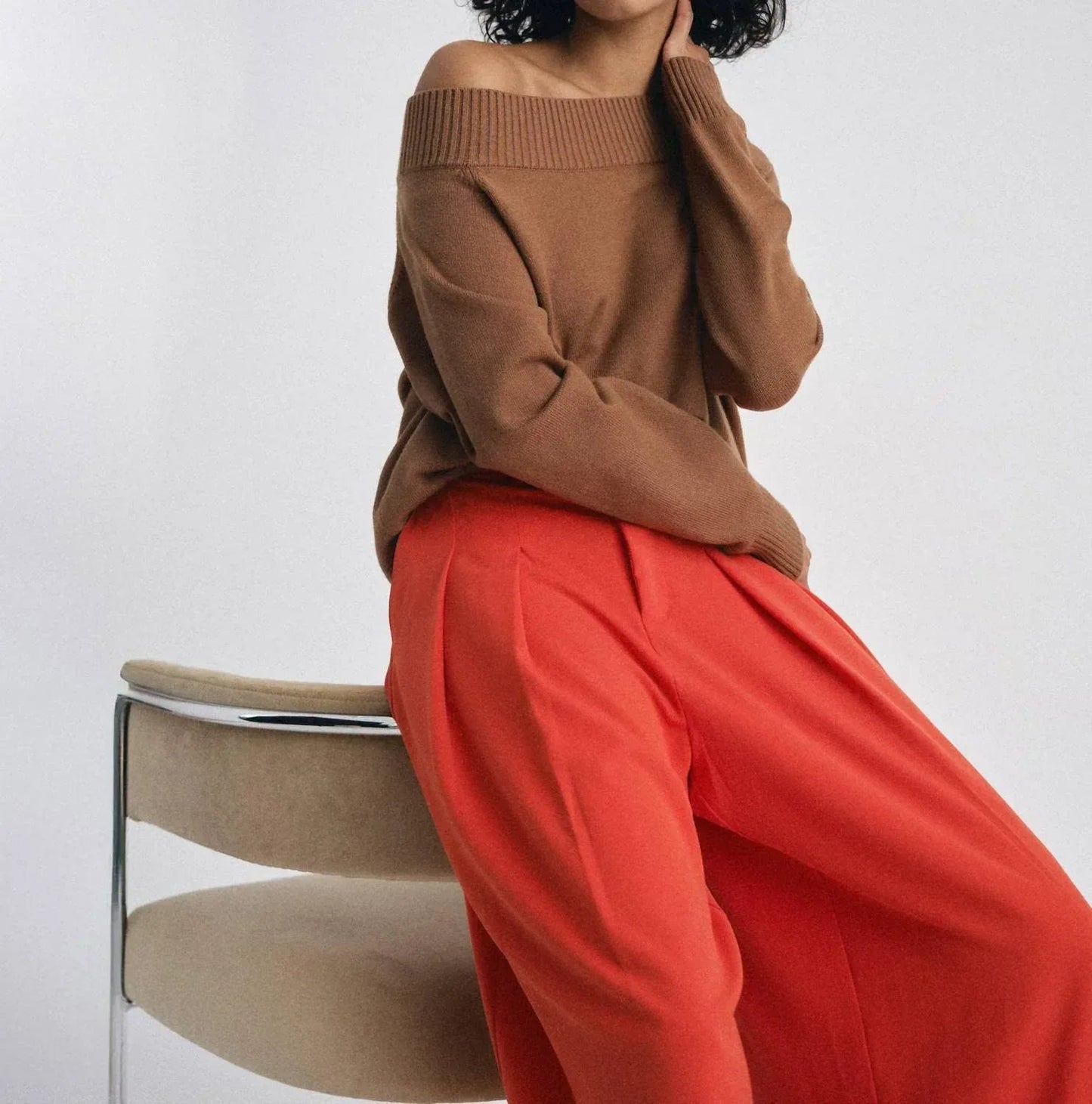 Noomi Cold Shoulder Sweater