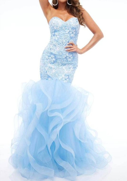 Elegant Mermaid Dress With Lace And Tulle