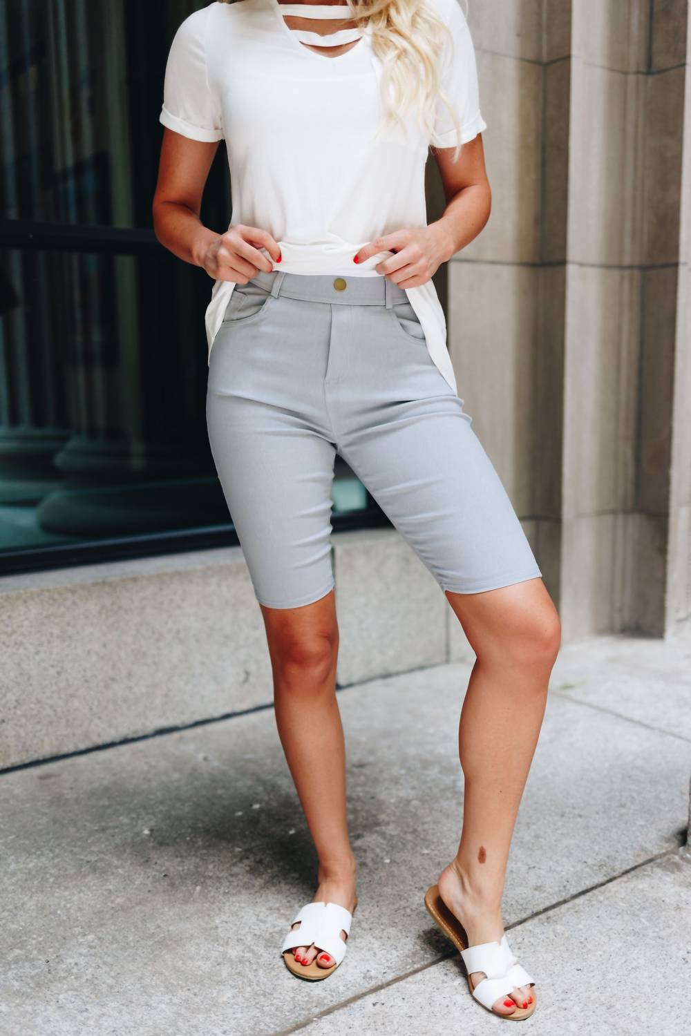 Everyday Colored Bermuda Shorts