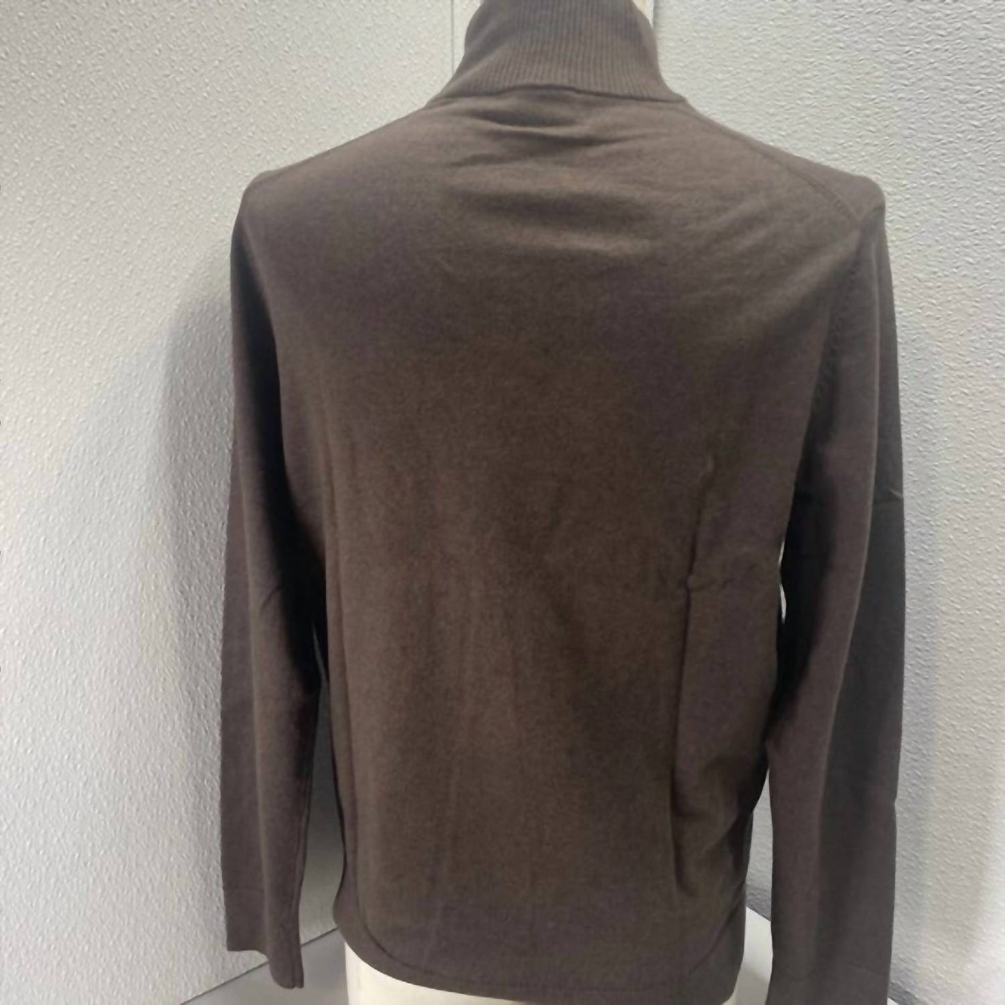 Waschbarer Herren-Halbzipper aus Baumwoll-Kaschmir-Mix
