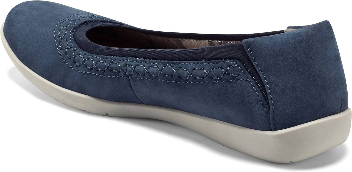 Damen Fable Slip-On-Leder-Ballerinas
