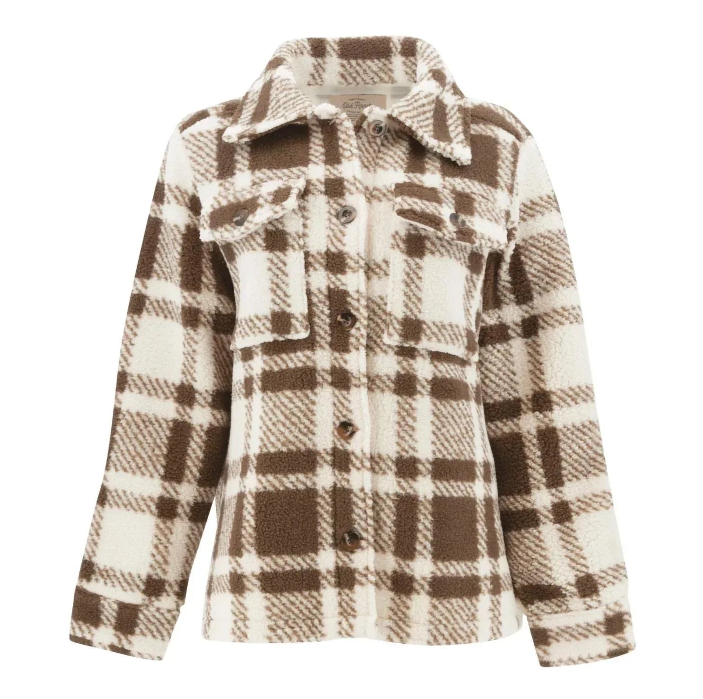 Helena Fleece Plaid Jacket