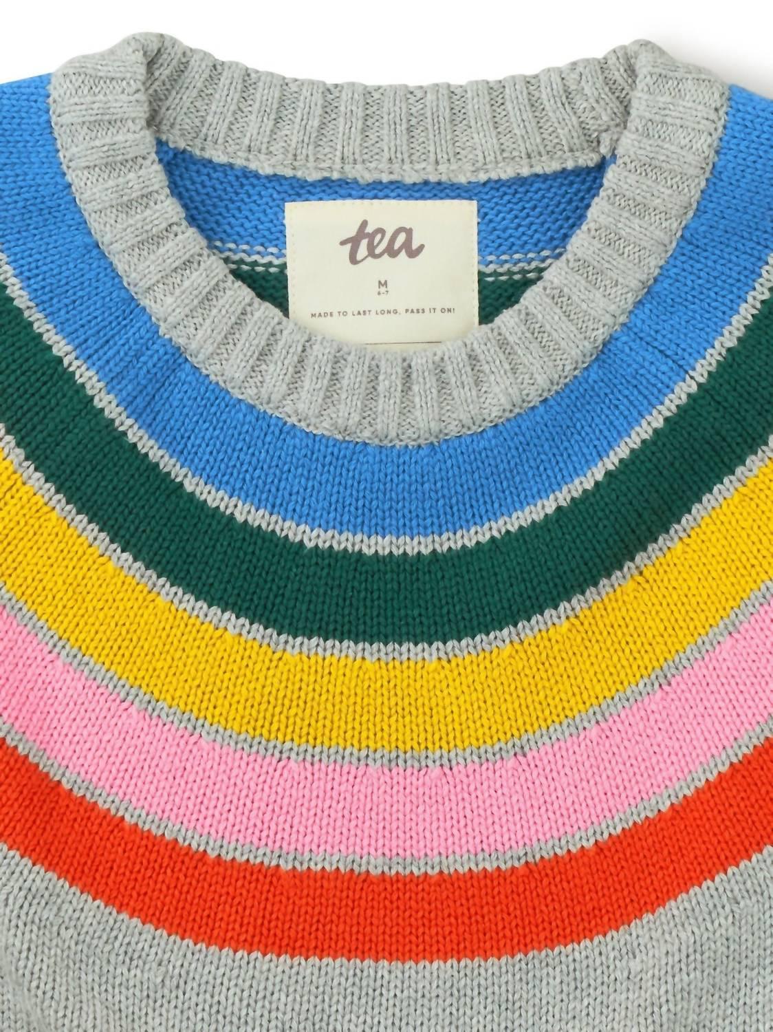 Regenbogenpullover