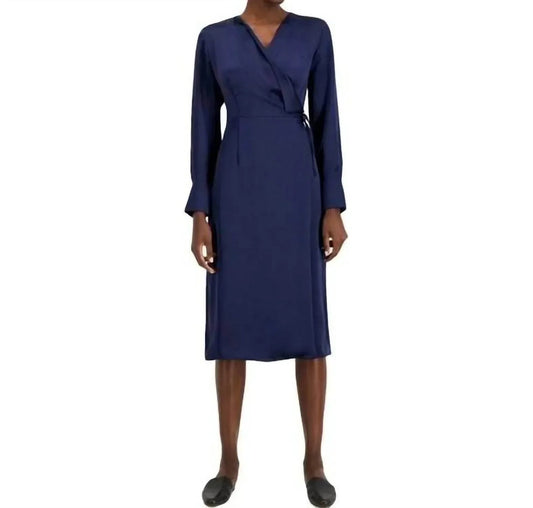 Wrap Modern Icon Long Sleeves Dress