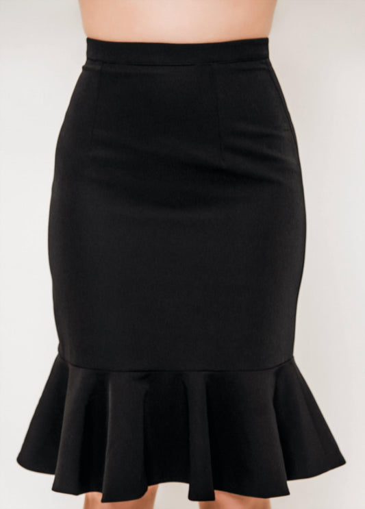 Women's Ruffle Hem Skirt
