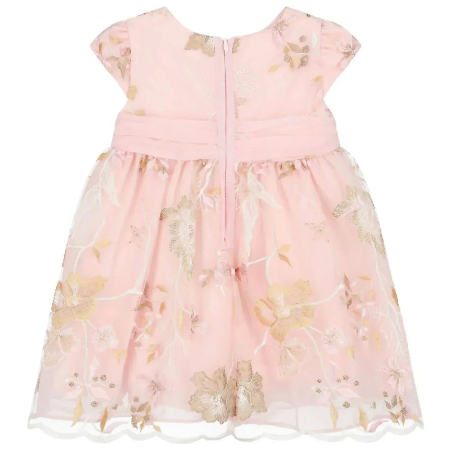 Embroidered Tulle Woven Dress