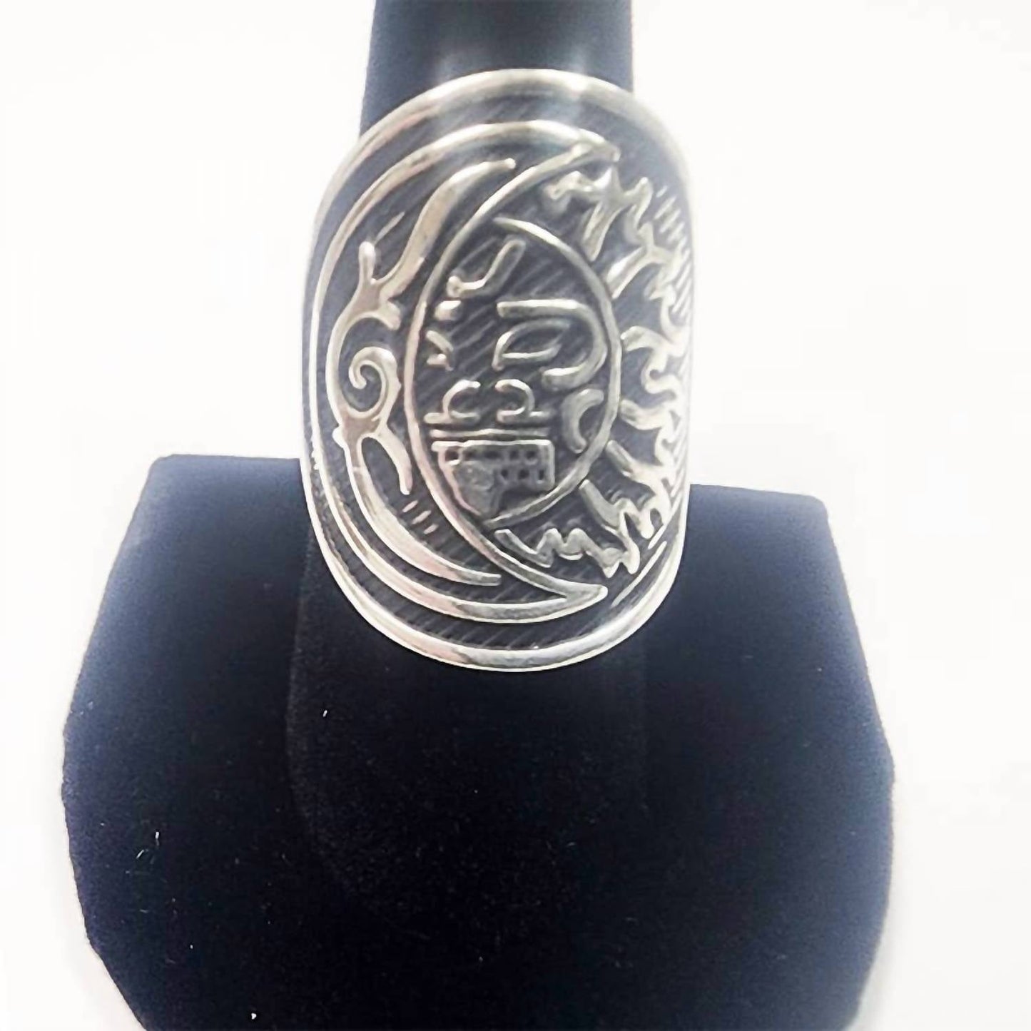 Unisex-Statement-Ring „Eclipse“