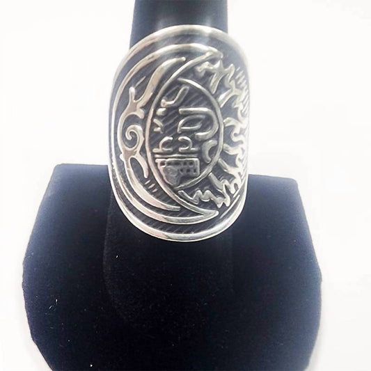 Unisex-Statement-Ring „Eclipse“