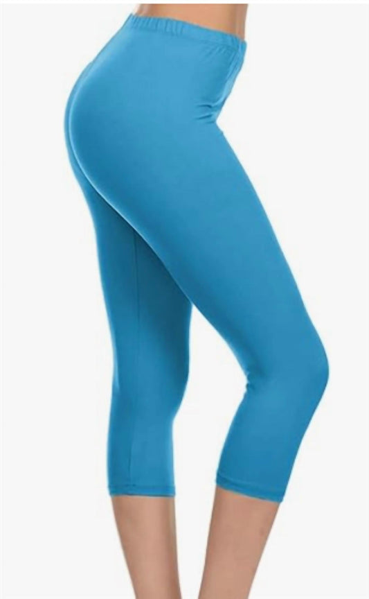 Women's Luxury Leggin Bamboo Fabric Capri