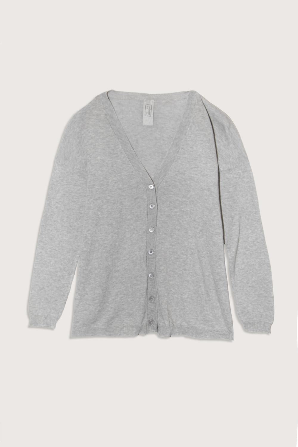 Women's Cotton V-neck Cardigan