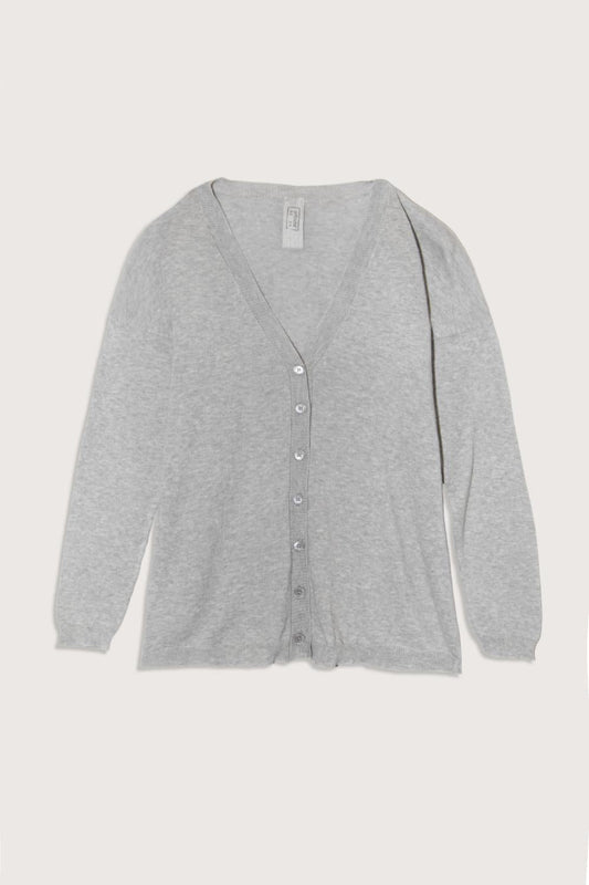 Women's Cotton V-neck Cardigan