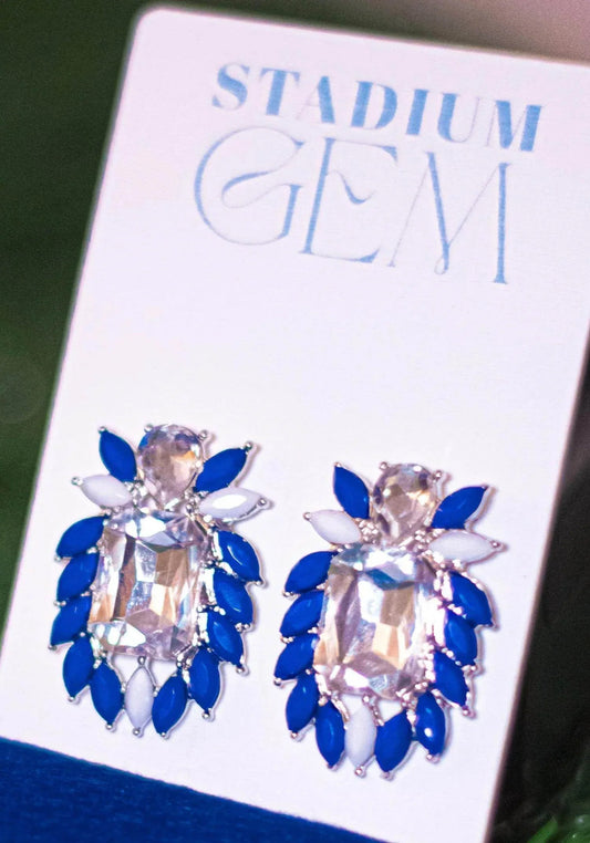 Women's Game Day Glam Cluster Earrings