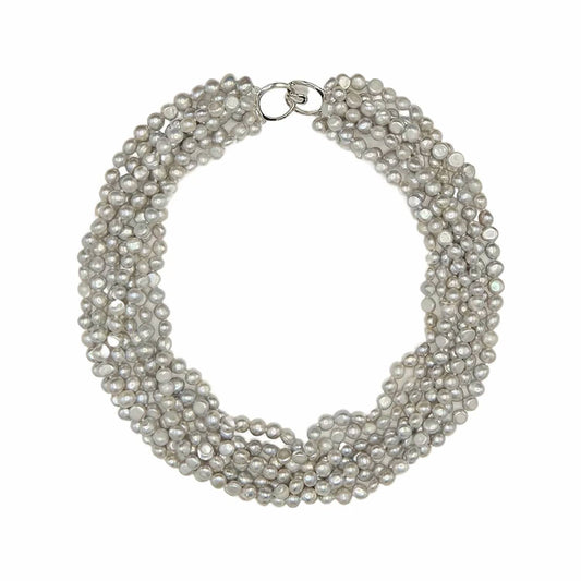 7 Strand Keshi Pearl Necklace