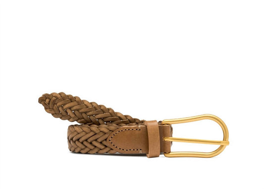 Women's Braided Leather Belt