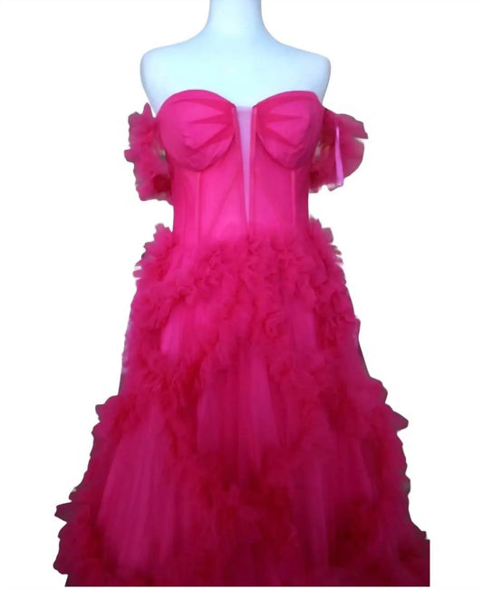 Women's A-line Off The Shoulder Prom Dress