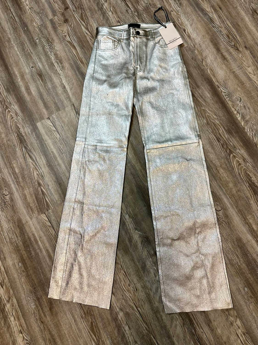 Women's Lucia Metalize Leather Pants