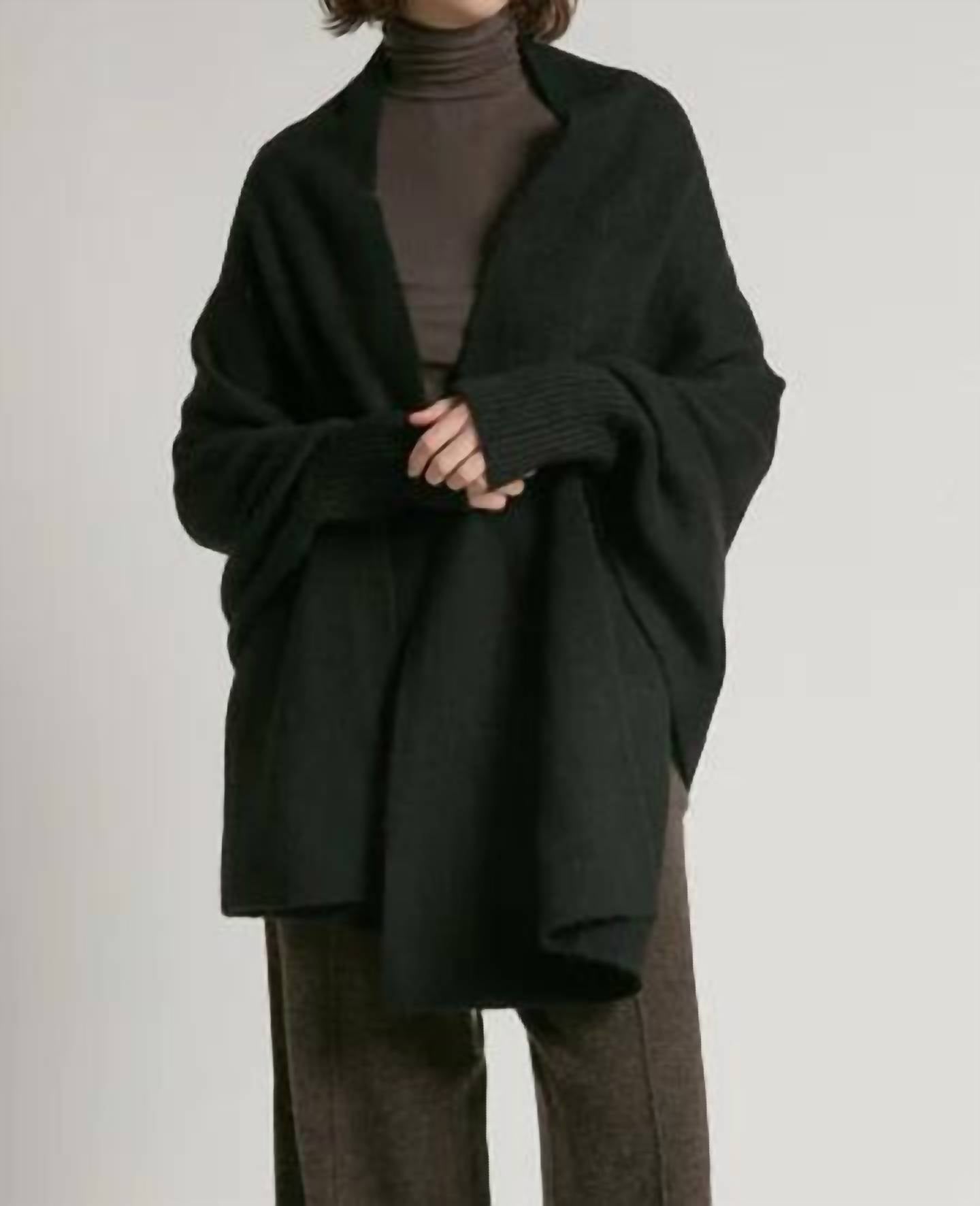 Pocket Shrug Cape Cardigan
