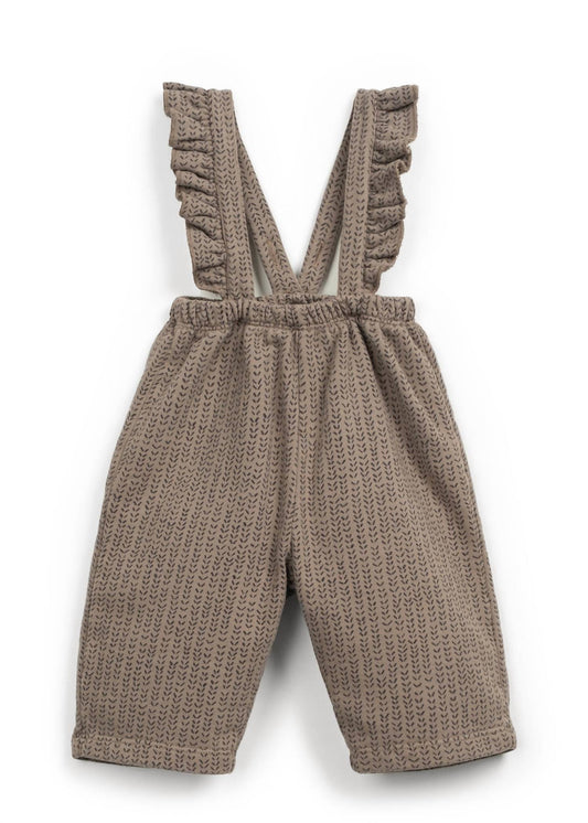 Mädchen-Fleece-Latzhose