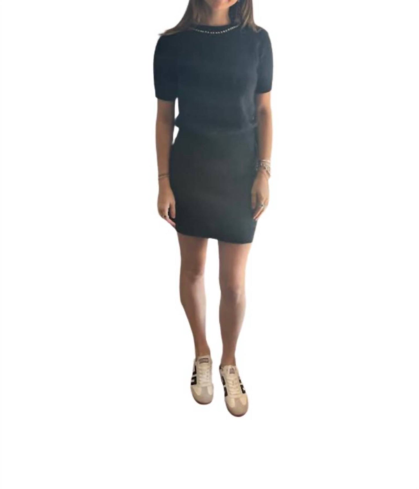 Brushed Cashmere Mini Skirt