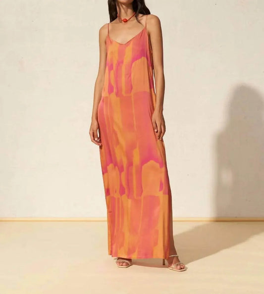 Angelique V-neck Maxi Dress