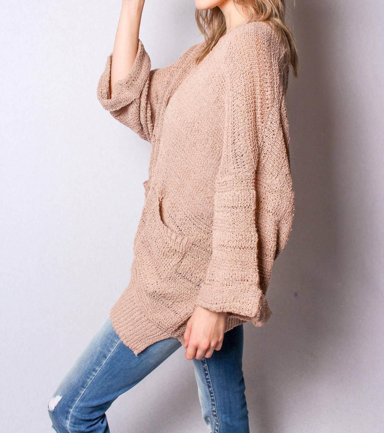 Offener Cardigan