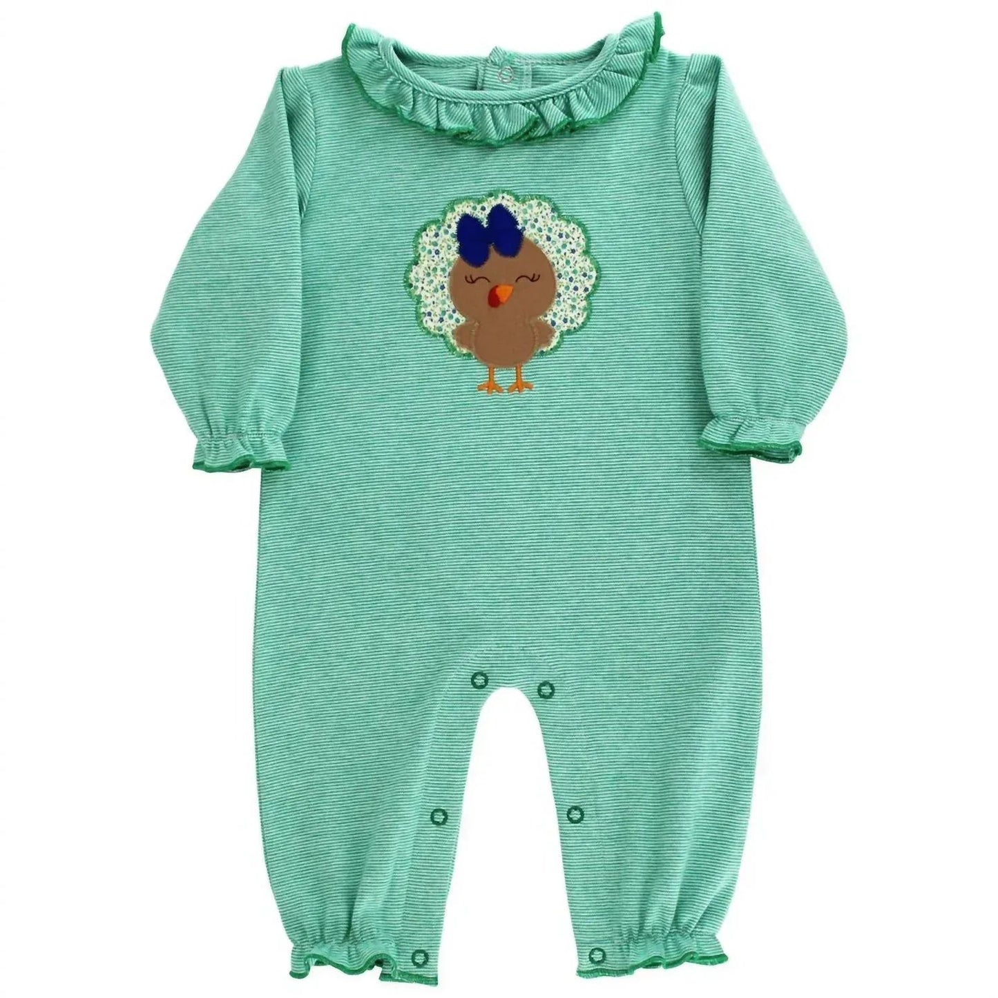 Girls Turkey Tots Knit Romper