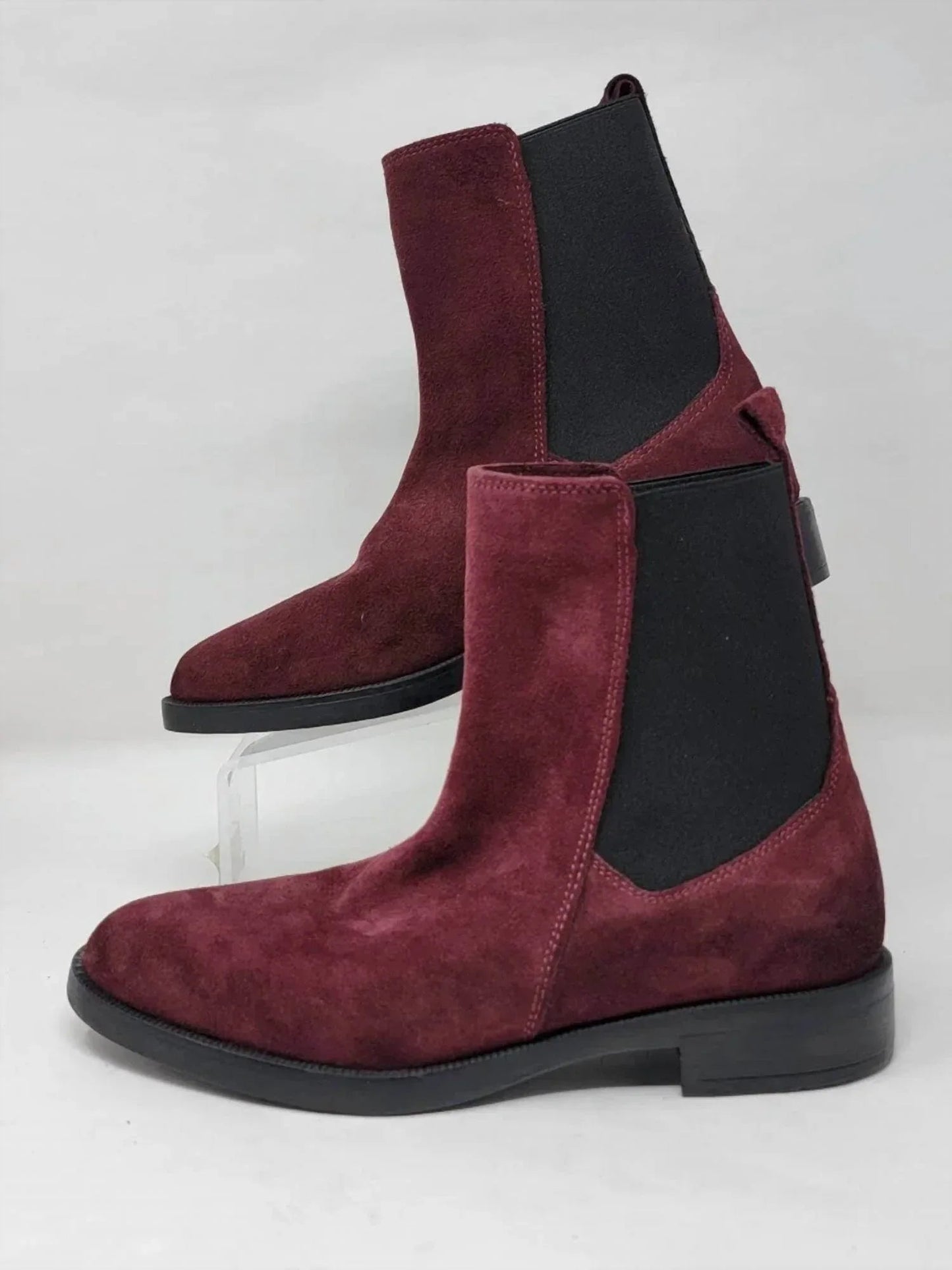 Women's Mid Calf Leather Boots