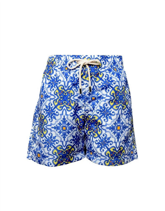 Boy's Printed Swim Shorts