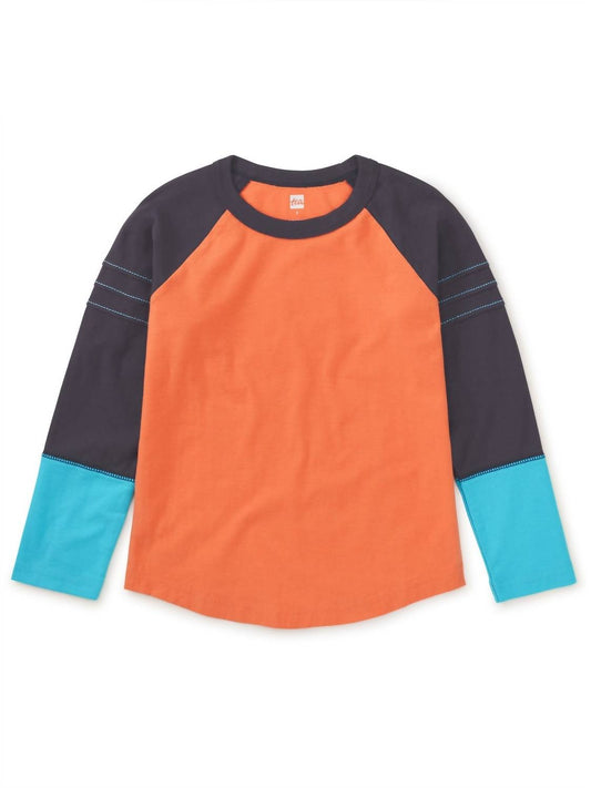 Boy's Explorer Color Block Raglan Top