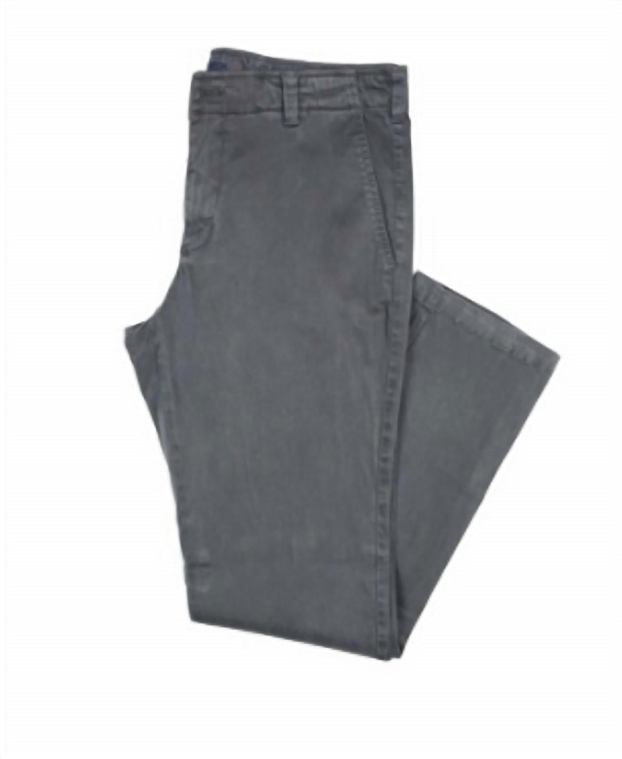 Herren-Chino mit flacher Front