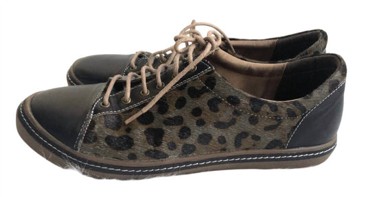 Women's Libbi-leopard Lace Up Shoes
