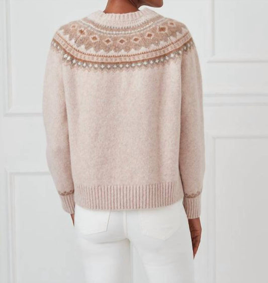 Women's Joey Fairisle Wool Blend Crewneck Sweater