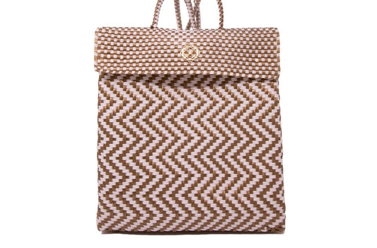 Women's Medium Handmade Chevron Backpack