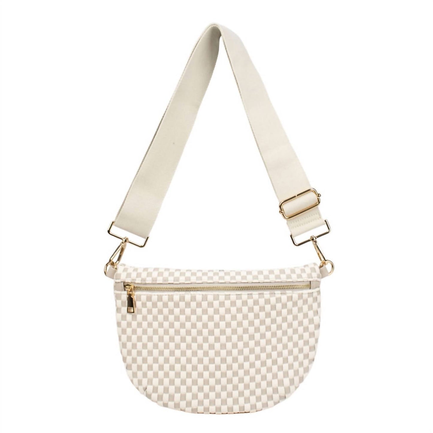 Damen-Gürteltasche Fiona mit Karomuster